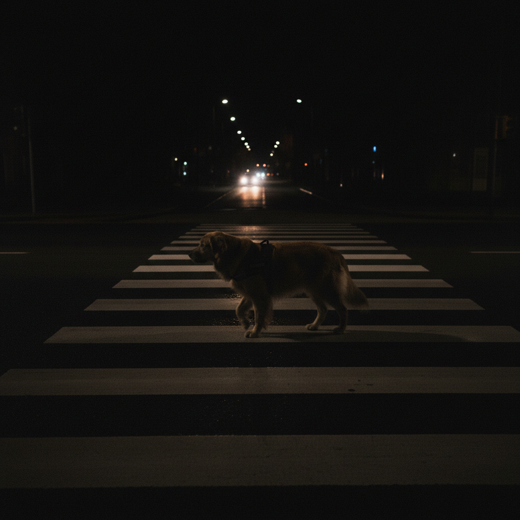 Before - Dog barely visible