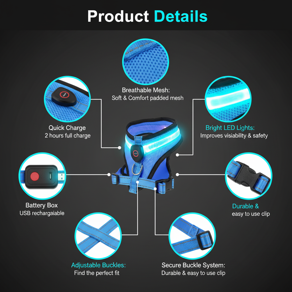 Blue LED Harness - Product Details