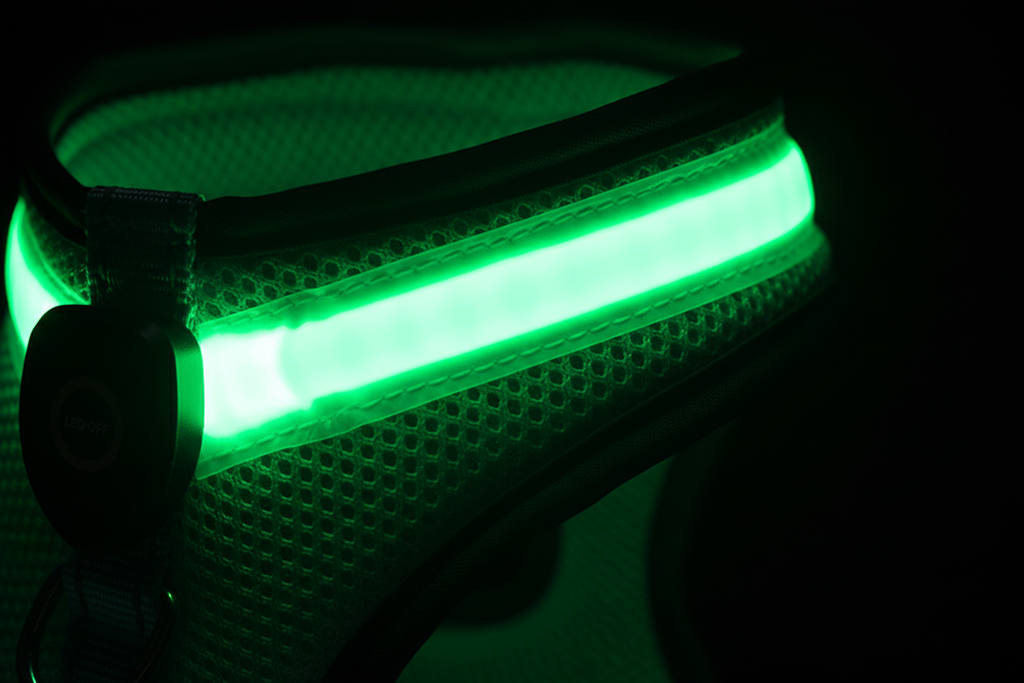 Green LED Harness - Detail Close-up