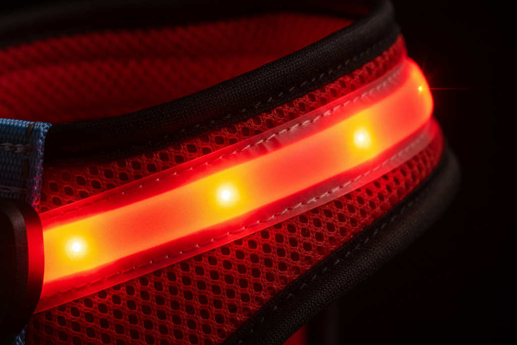 Red LED Harness - Detail Close-up