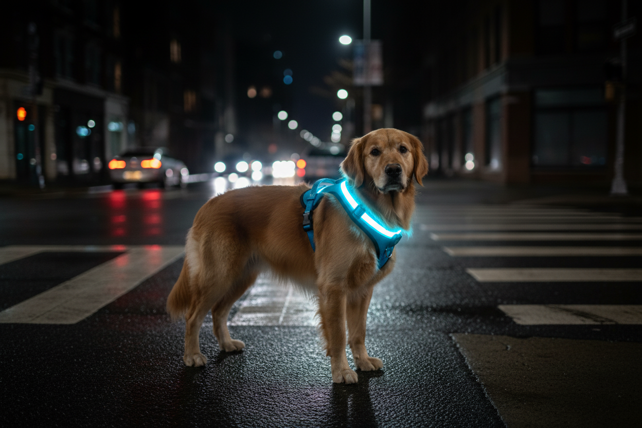 Why Every Dog Needs an LED Dog Harness - Realistic